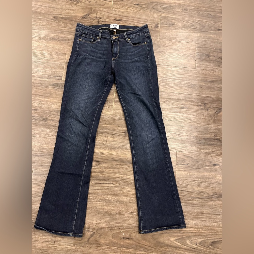PAIGE Manhattan Women's Dark Blue Bootcut Jeans size 31